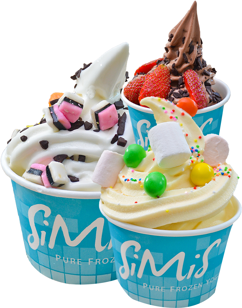 Simis Frozen Yoghurt - Frozen Yogurt Transparent (900x1186), Png Download