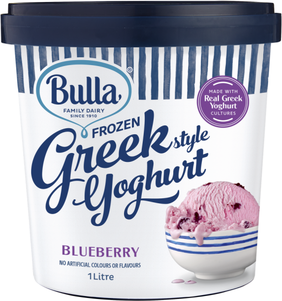 Bulla Yogurt Ice Cream (610x640), Png Download