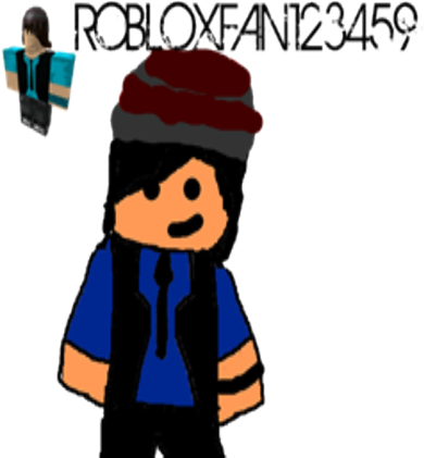 My Roblox Character *drawing* - Drawing Of Roblox Character (420x420), Png Download