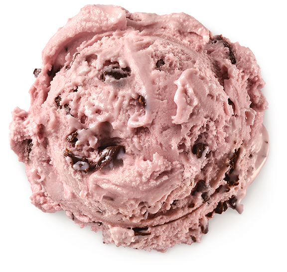 Homemade Brand Black Raspberry Chip Frozen Yogurt Scoop - Frozen Yogurt (576x576), Png Download