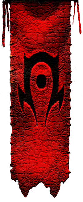 Horde Banner1 - Horde Banner (269x653), Png Download