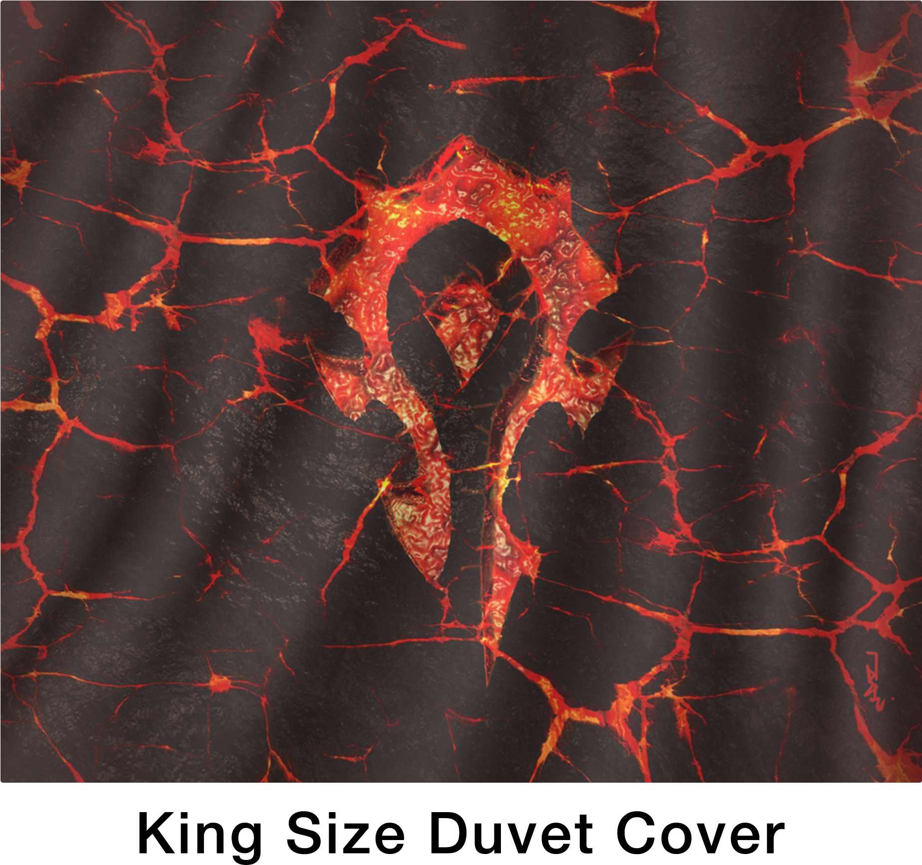 For The Horde Bedroom Set - World Of Warcraft T Shirt Glow (2000x2000), Png Download