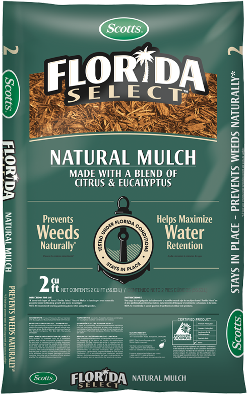 Scotts® Florida Select Mulch - Scotts 88452205 Florida Select Red Mulch (511x800), Png Download