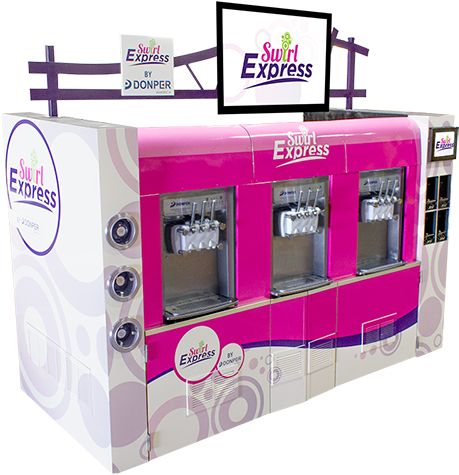 Frozen Yogurt Kiosk - Frozen Yogurt Kiosk Machines (500x500), Png Download