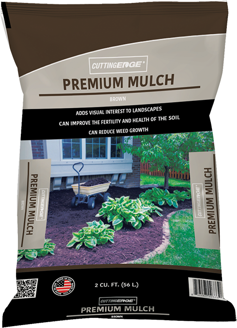 Mulch And Soil - Cutting Edge 300301 2 Cu. Ft. Premium Quality Brown (532x720), Png Download