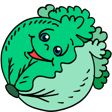 Lettuce Clipart Food - Clip Art (425x480), Png Download