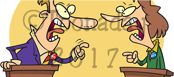 Debating Clip Art (600x250), Png Download