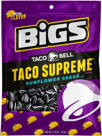 Taco Bell® Taco Supreme® - Taco Supreme Sunflower Seeds (530x530), Png Download