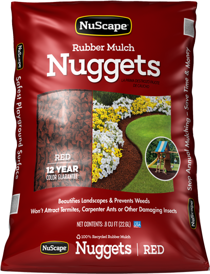 Nuscape Nugget Mulch - Nuscape Rubber Mulch (1065x641), Png Download