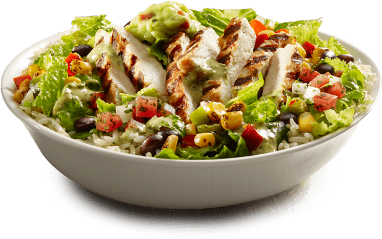 Taco Bell's Cantina Bowl With Chicken As It Appears - Taco Bell Cantina Bowl (745x466), Png Download