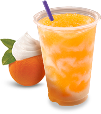 Taco Bell Is Offering A Coupon For A Free Orange 'n - Orange Freeze Taco Bell (340x382), Png Download