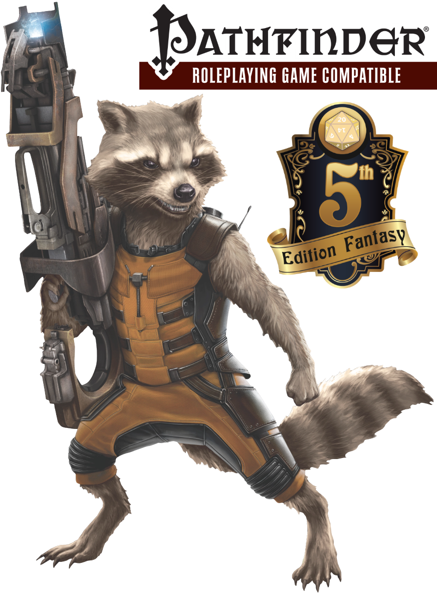 Rocket Raccoon Dnd 5e Pathfinder - Rocket Raccoon White Background (877x1191), Png Download