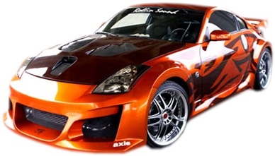Tuning Png Transparent Image - Nissan 350z Tuning (500x284), Png Download