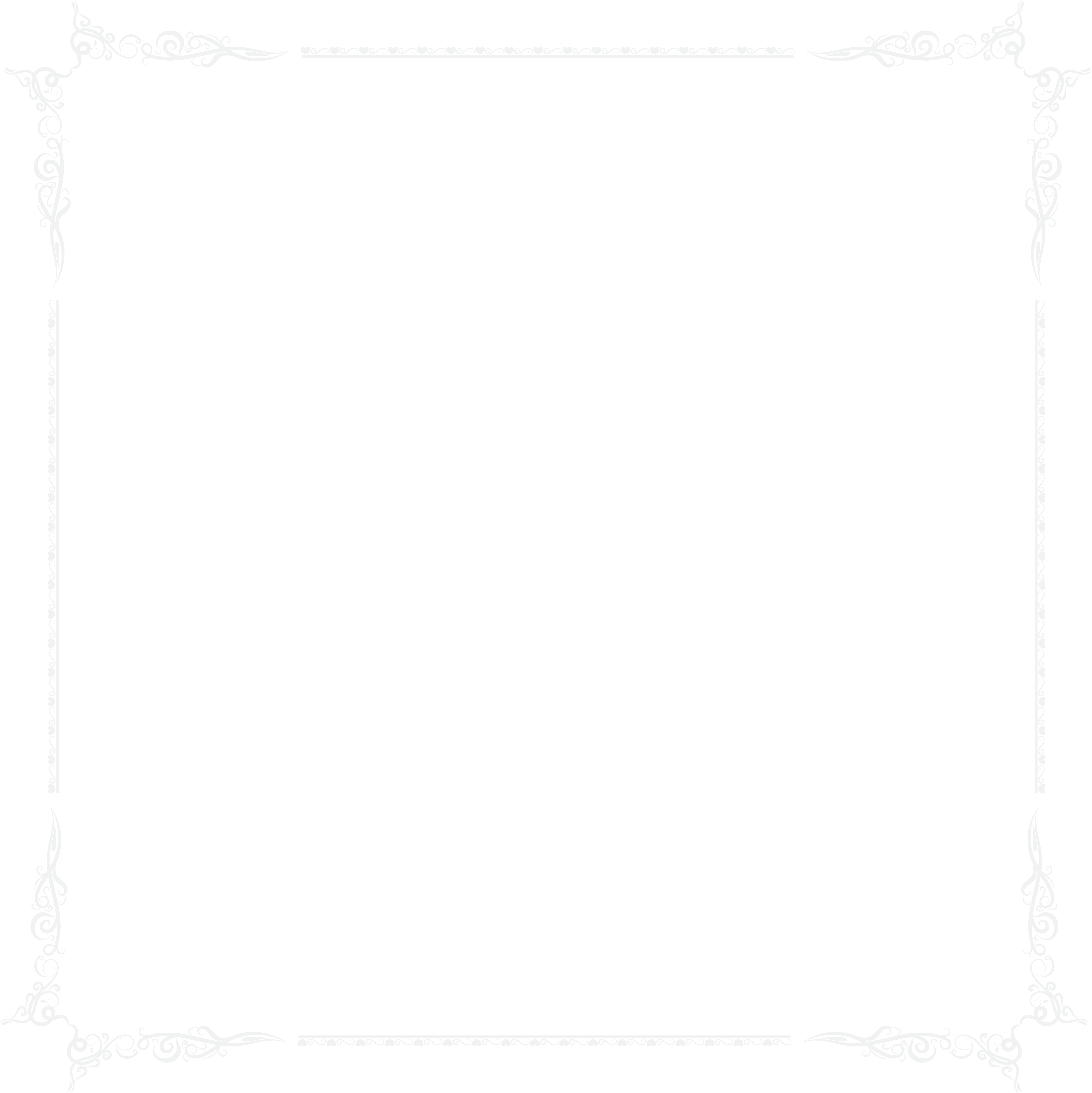 White Square Border Png (7993x8000), Png Download