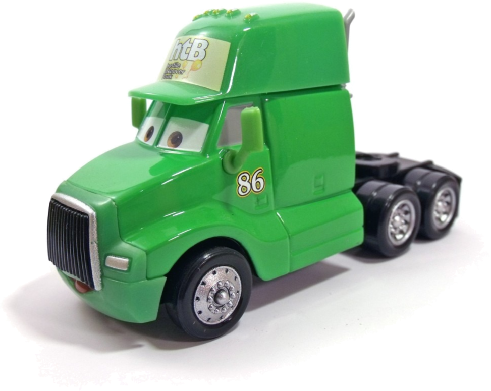 Chick Hicks Semi Mega Size Caminhao Disney Carros 13886 - Cars Chick Hicks Hauler Villains (973x775), Png Download