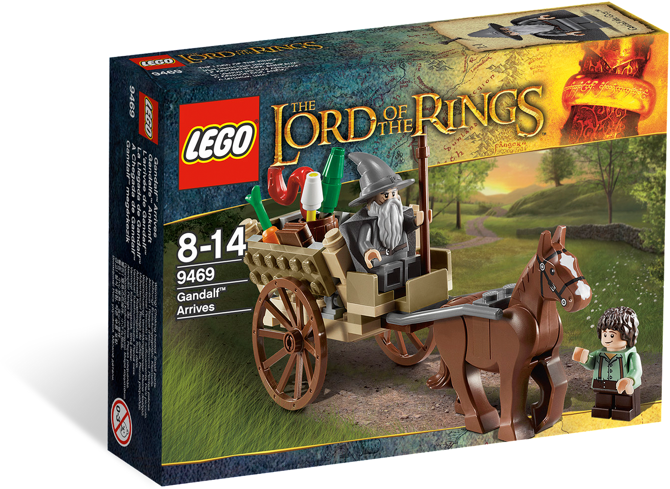 9469 Gandalf Arrives Minecraft Icon Transparent - Lego The Lord Of The Rings Gandalf Arrives (4000x3000), Png Download