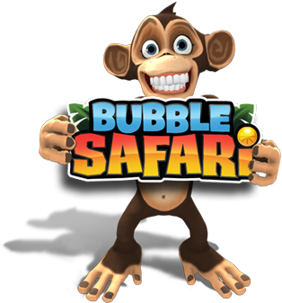 Bubble Safari Monkey - Bubble Safari (339x364), Png Download