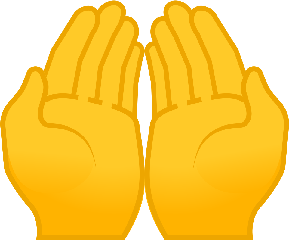 Download Svg Download Png - Manos Juntas Emoji (1024x1024), Png Download
