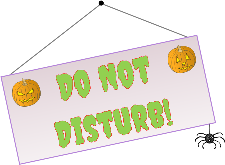 Do Not Disturbcover - Door Hanger (1000x667), Png Download