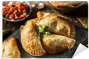 Homemade Stuffed Chicken Empanadas Wall Mural • Pixers® - Empanadas Shutterstock (400x400), Png Download