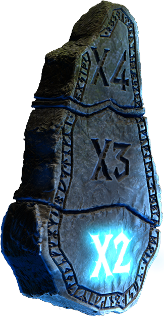 02 Extra Multiplier-rock Asgardian Thumbnail - Asgardian Stones Png (327x629), Png Download