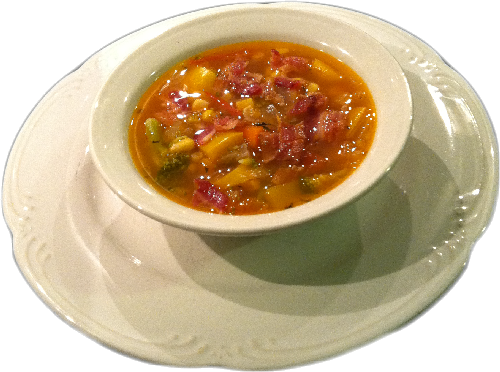 Picture Of Finished Recipe - Hot And Sour Soup (500x372), Png Download