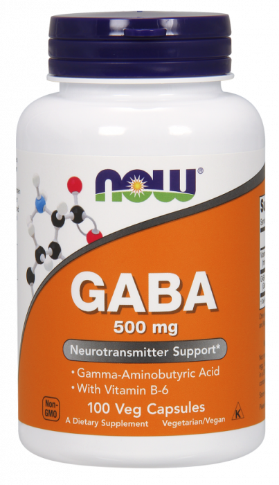Now Foods Gaba - 750 Mg - 100 Vegetarian Capsules (403x700), Png Download