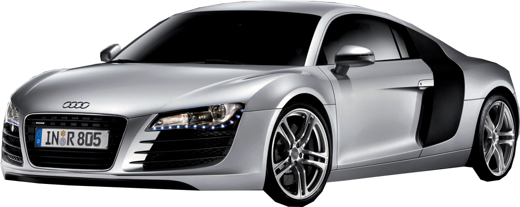 Audi Png Car Image - Audi R8 (1158x494), Png Download