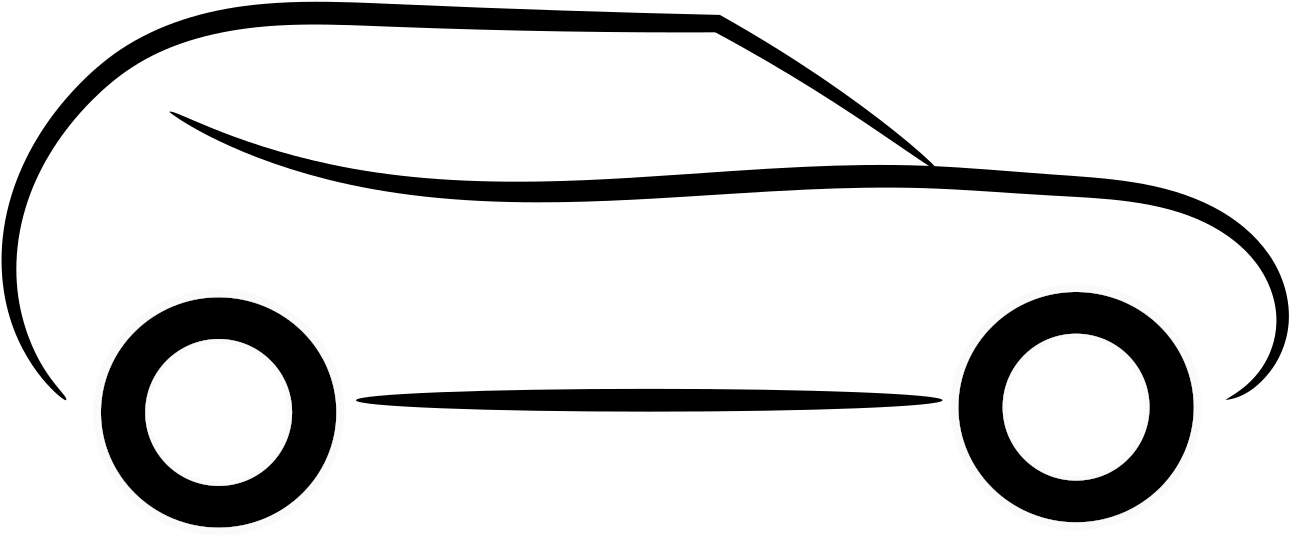 Black And White Clipart Icon Big Image Png - City Car (1697x2400), Png Download