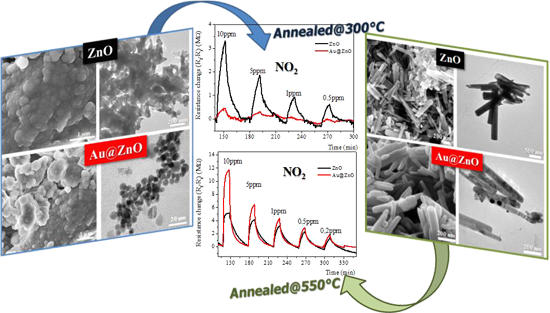 Mean Sensitivity Of Pristine And Au@zno Annealed At - Sprint (550x313), Png Download