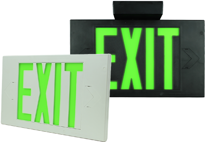 Limelite Technologies Limelite Located In Texas - Limelite Green Electroluminescent Exit Light 3013 (500x320), Png Download