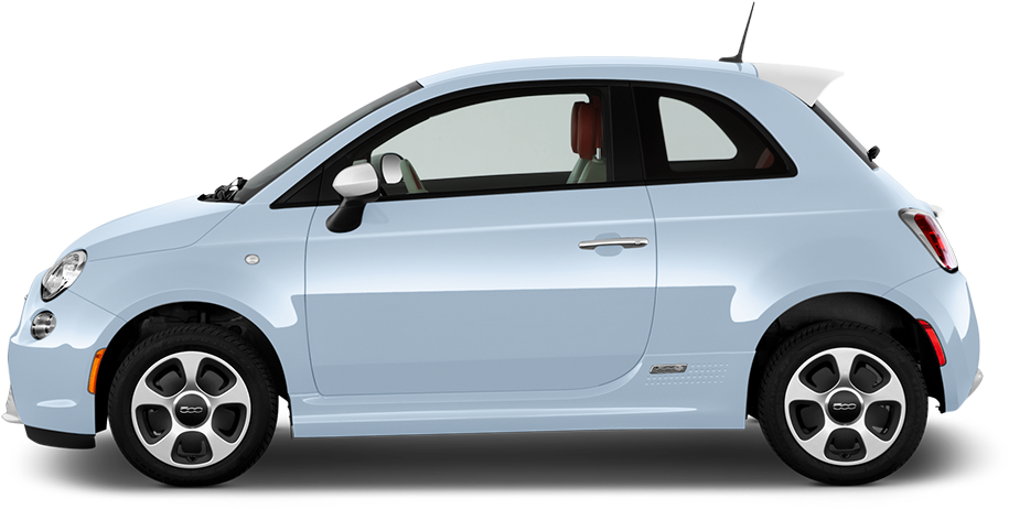 Nissan Car Png >> 2016 Fiat 500 Against The Nissan - Fiat 500 2016 Side View (1000x1000), Png Download