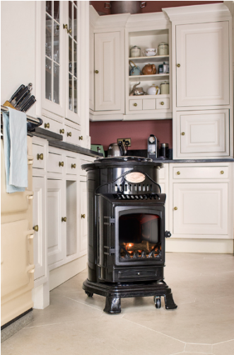 Provence Portable Real Flame Gas Heater In Gloss Black - Provence Calor Gas Heater (500x500), Png Download