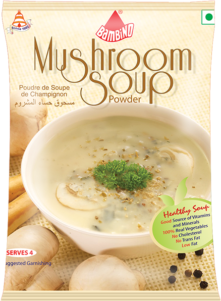 Mushroom-soup - Bambino Agro (600x600), Png Download