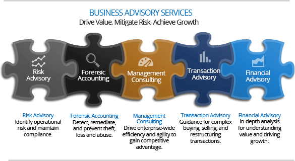 Business Advisory Services - Financial Advisory Services (585x320), Png Download