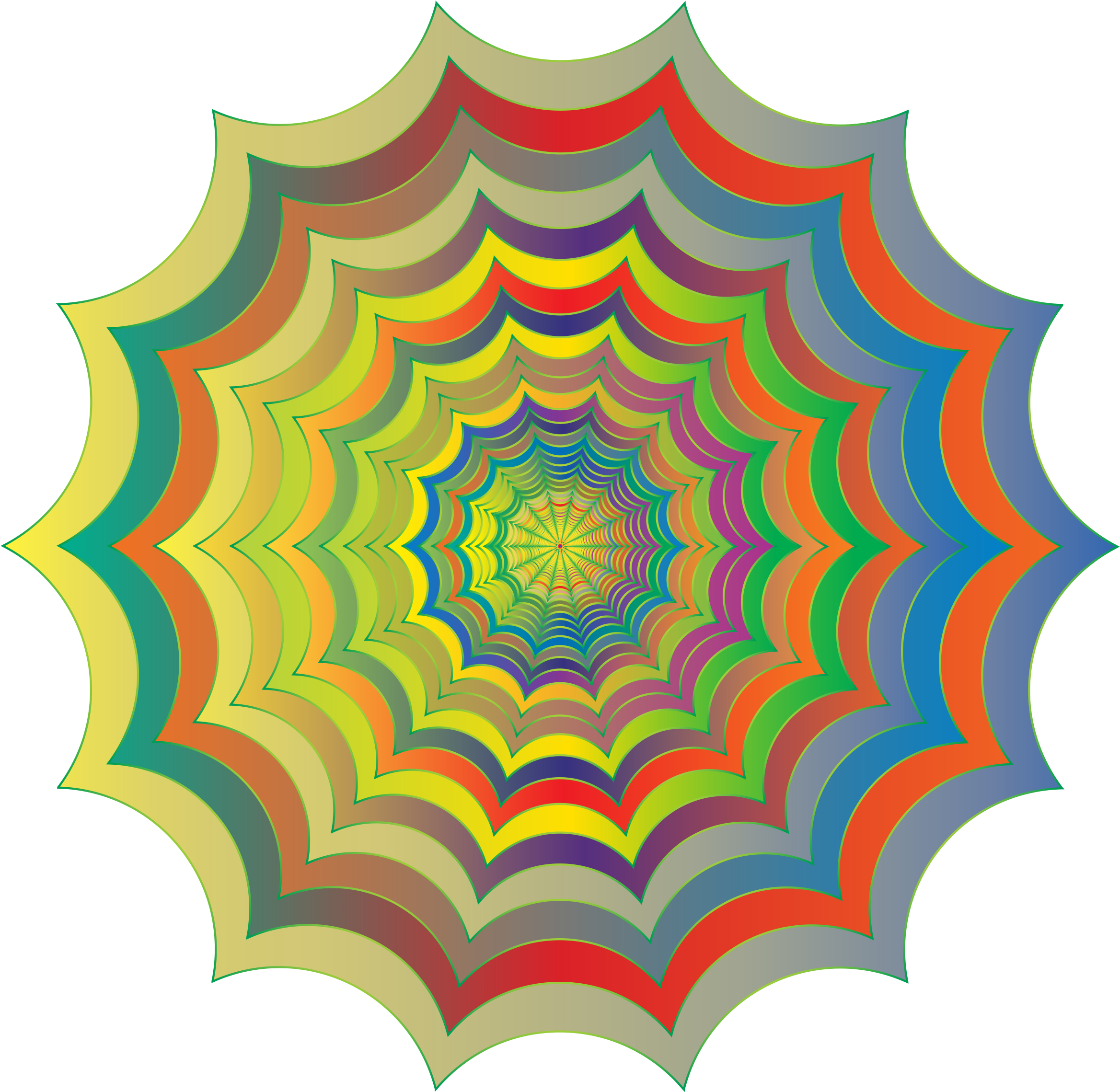 This Free Icons Png Design Of Spider Web Hypnotic Revitalized (2400x2340), Png Download