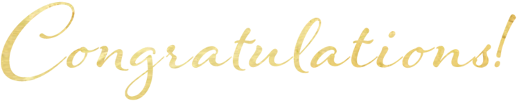 Congrats - Portable Network Graphics (1000x282), Png Download
