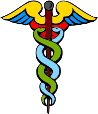 Download And Use Caduceus Png Clipart - White Transparent Background Caduceus (437x500), Png Download