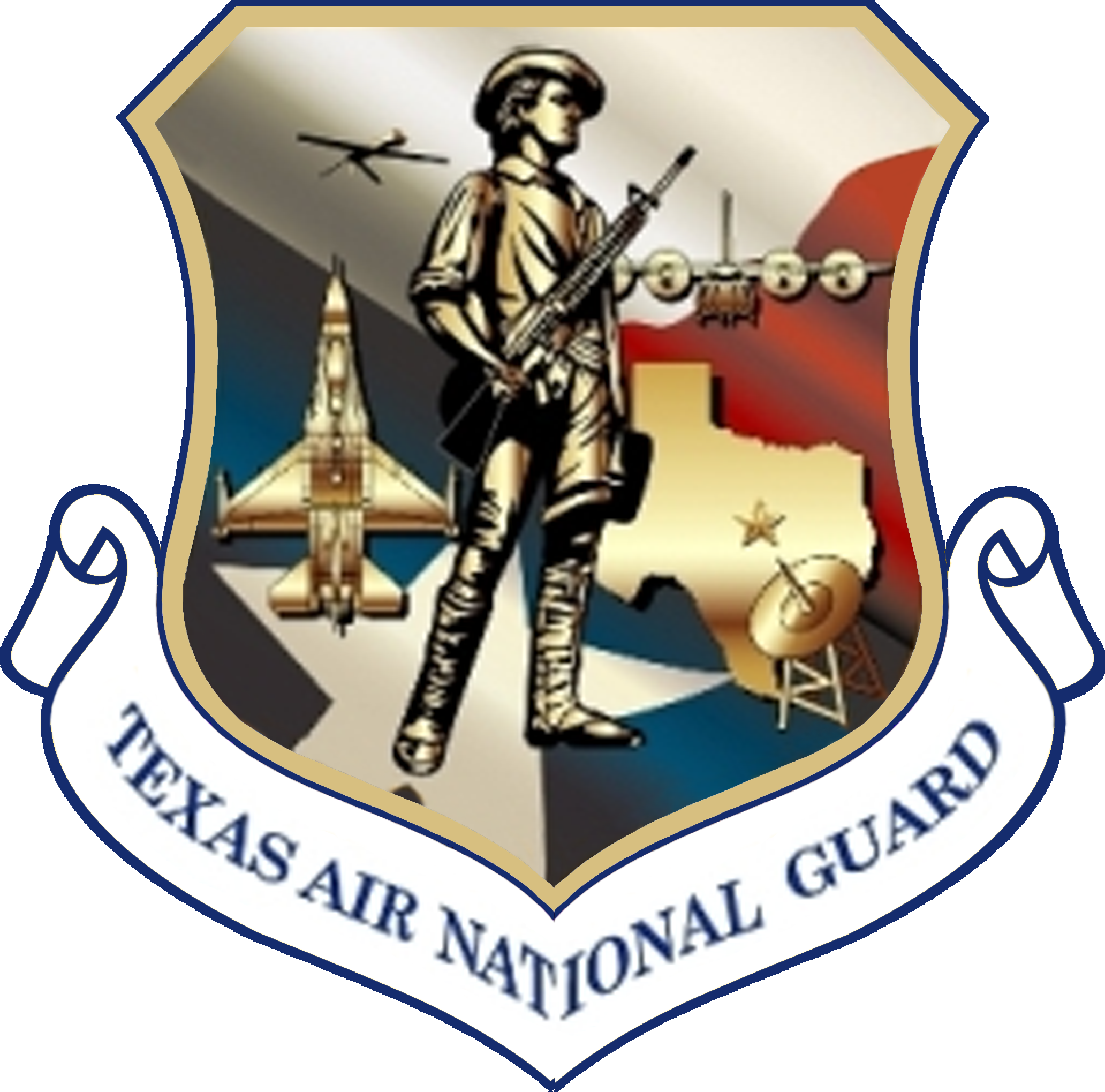 Air National Guard Png - Texas Air National Guard Logo (2064x2039), Png Download