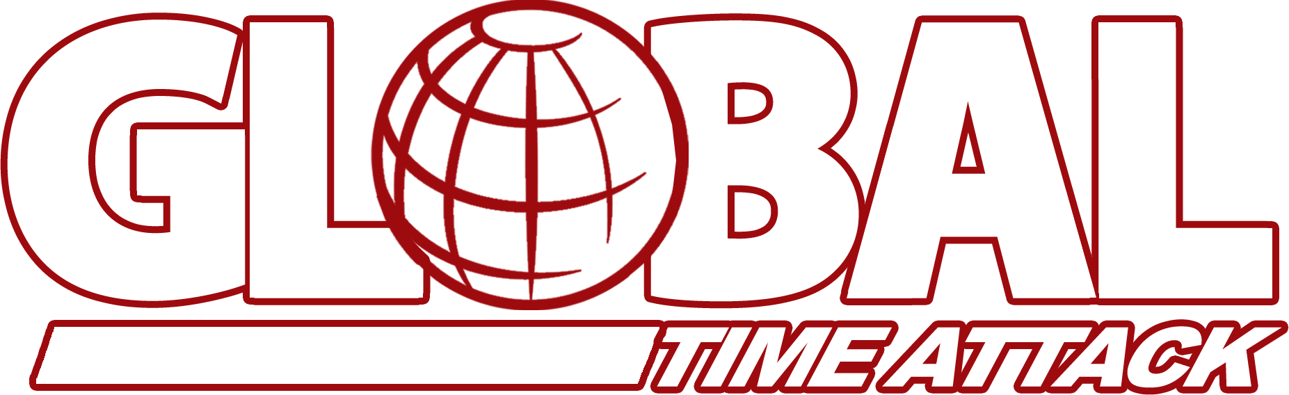 Gta Outline Red - Circle (1853x568), Png Download