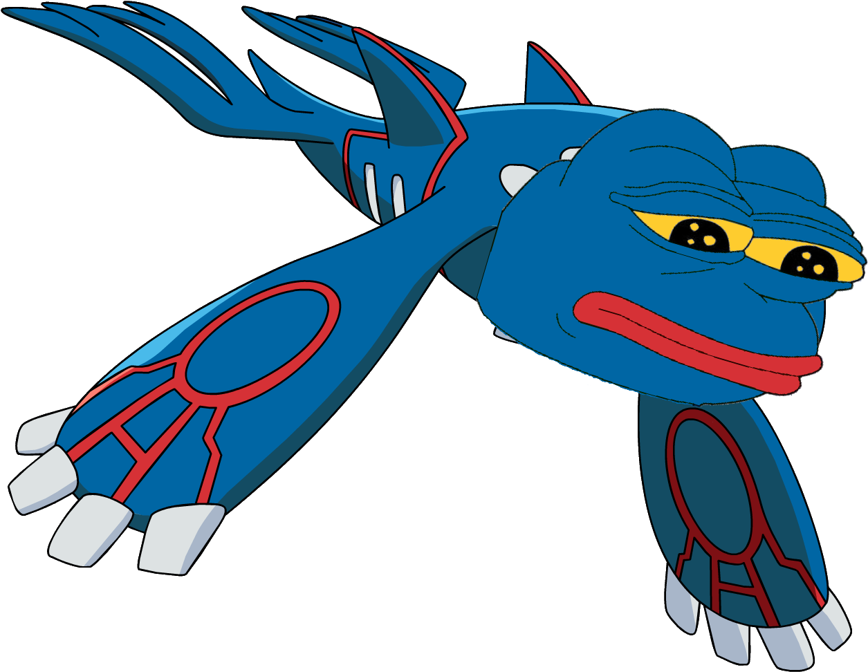 1427159344274 - Pokemon Kyogre (1286x1254), Png Download