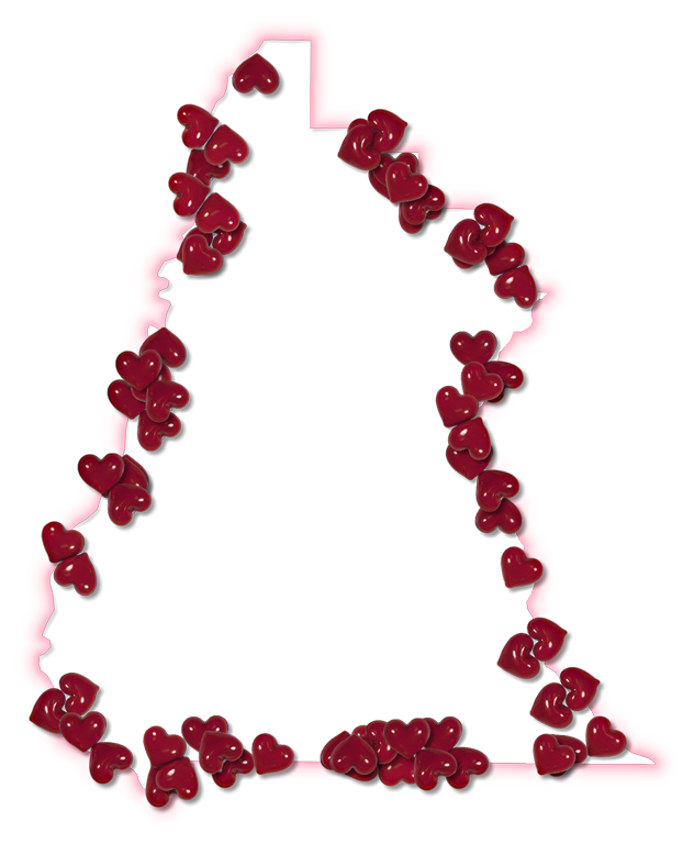 A Map Of Liberty With A Pink Glow Outline And Randomly - Cake (632x768), Png Download