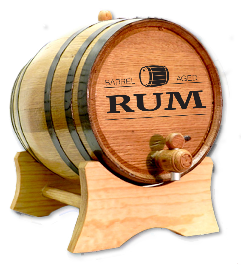 Personalized Oak Buyoakbarrels Com - Barrel Of Tequila (486x534), Png Download