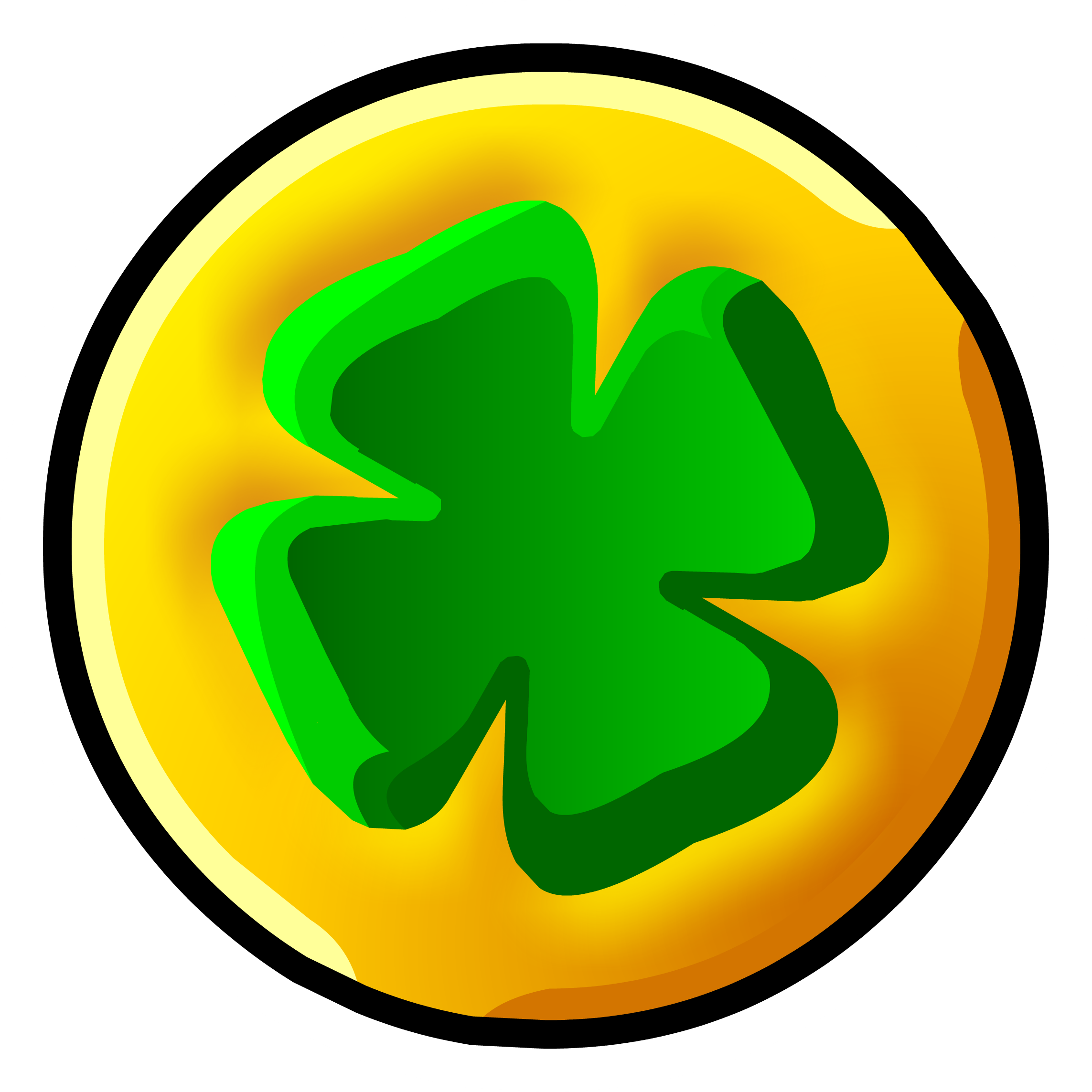 Lucky Coin Pin Icon - Lucky Coin Png (684x685), Png Download