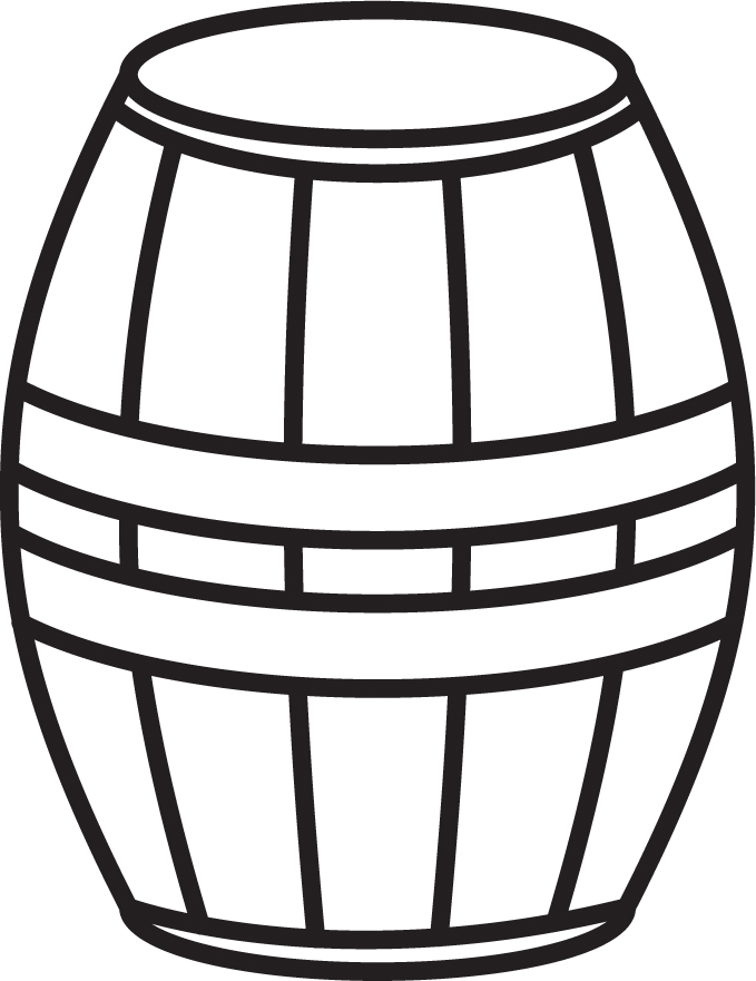 Beer Barrel (679x881), Png Download