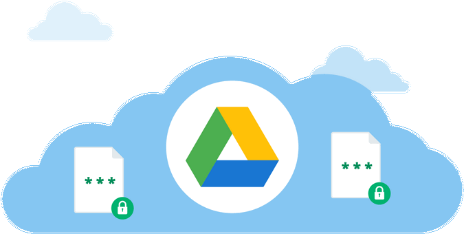 Step 1 - Google Drive Cloud (700x369), Png Download