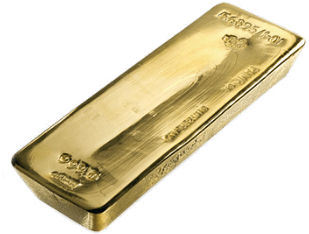 Johnson Matthey 400 Oz Gold Bar (350x350), Png Download