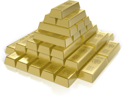 Gold Png Psd Detail - Gold Bars Png Transparent (400x317), Png Download