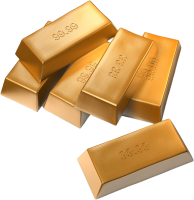 The Gallery For Gt Gold Bar Png - Gold Bars Background Psd (388x400), Png Download