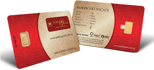 Public Gold Lbma Bullion Bar 1g - Gold Bar Public Gold (500x270), Png Download